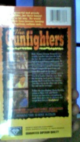 THE GUNFIGHTERS - VHS TAPE - 93 MINUTE RUN TIME / GEORGE KENNEDY / ART HINDLE - Picture 3 of 4