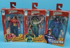 NECA The Original Superheroes Set of 3 Phantom | Flash Gordon | Ming | NEW