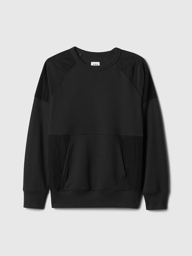NWT GapKids $39.99 Tech Sweatshirt, Olive night, Black, Sz XXL(14/16) - Picture 3 of 9