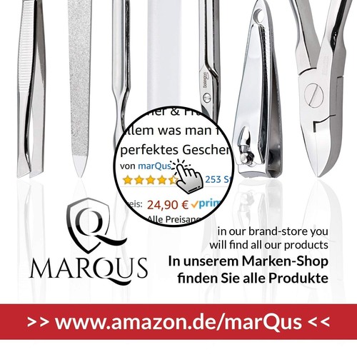 Luxury 7-Piece Manicure Set in Real Leather Case - Made in Solingen, Germany - Picture 10 of 11