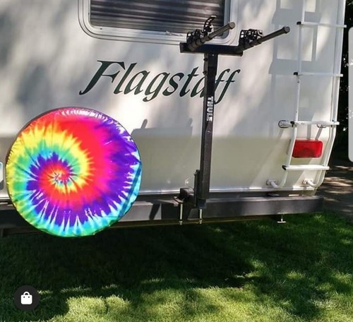 Doughnut Bite Chocolate Spare Tire Cover All Sizes Available-back up camera opt - Picture 5 of 5