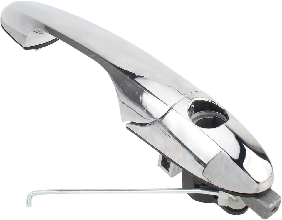 Manija de puerta exterior cromada lado del conductor delantero derecho Estados Unidos apta para Fiat 500 2012-2019 Foto 4 de 4