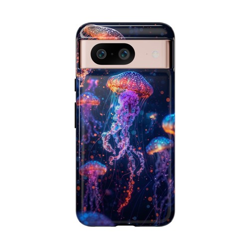 Luminescent Neon Jellyfish Glow Phone Case for iPhone, Samsung Galaxy, Pixel - 第 164/173 張圖片