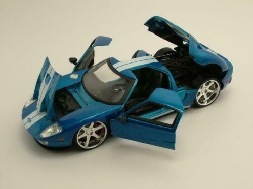 2005 Ford Gt Azul, Fast And Furious - Jada JAD97177 1/24 - Imagen 4 de 5
