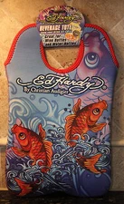 Ed Hardy Wine Insulatated Tote Insulated Designer Sturdy Travel Bag Water Cold