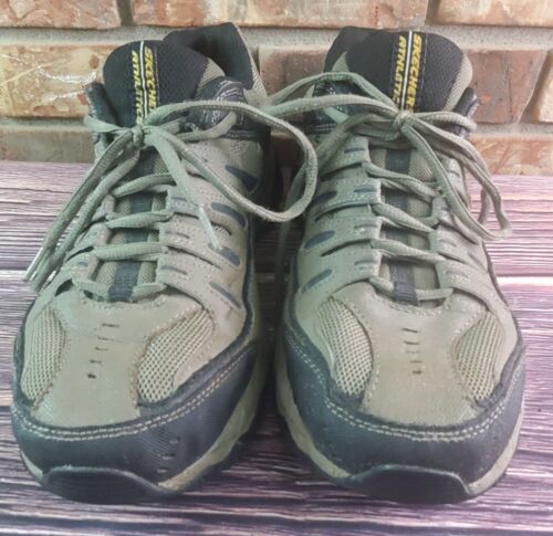 Skechers After Burn M.Fit Sportschuhe Herren 9,5 extra breit braun 50125EWW PBBK - Bild 2 von 19
