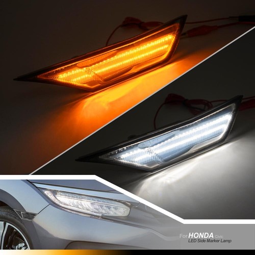 2X SMOKE LED Vinstar Seitenblinker Blinker für HONDA Civic X ab 2015 auch TYPE-R - Afbeelding 2 van 10