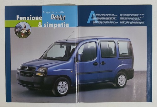 08719 Allegato QUATTRORUOTE nr 543 Gennaio 2001 - FIAT Doblò - Picture 2 of 7