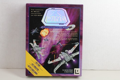 Star Wars X-Wing Collector's CD-ROM 1994 Big Box + Bonus Strategy Guide 418 pg - Picture 2 of 14