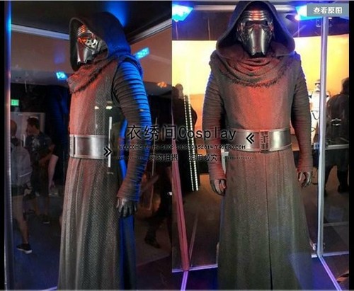 Star Wars Force Awakens Kylo Ren Cosplay Uniform Halloween Kostüm komplette Outfits - Bild 8 von 9