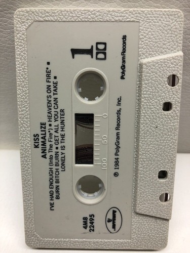 Kiss Animalize Cassette Tape 4M8 22495 822 495 4MI - Picture 2 of 4
