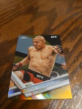2017 Topps Chrome UFC Gold Refractor Parallel Card #16/50 Kyoji Horiguchi #49