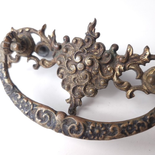 Drawer Pulls Antique Floral Vine Filigree Victorian Ornate Hardware Fancy - Picture 2 of 7