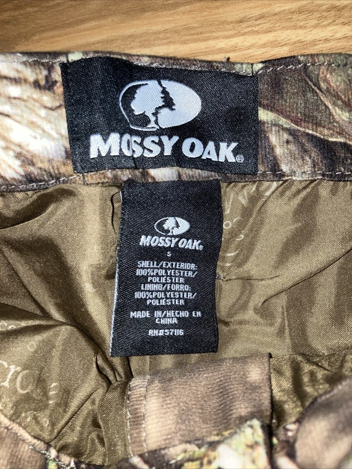 mossy oak Youth Small Hunting Camo pants  Scent Control Water Proof - Image 3 of 4