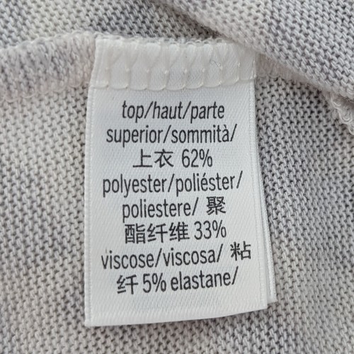 Victoria’s Secret Sleepshirt Mujer’s M Gris Estampado Animal Manga Larga Talla Grande - Imagen 4 de 4