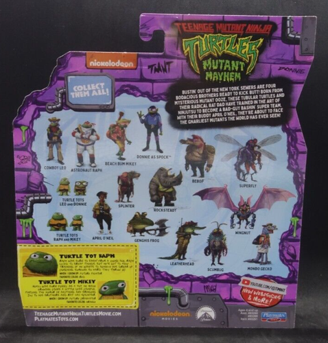 Teenage Mutant Ninja Turtles Mayhem Turtle Baby Tots Ralph and Mikey figures - 第 2/2 張圖片