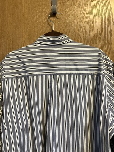 Men’s Pre-Owned Striped Gray Dress Shirt By Cutter & Buck Sz XXL/TTG IMMACULATE. - Picture 8 of 11