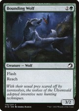 MTG Magic the Gathering Bounding Wolf (170/553) Innistrad Midnight Hunt NM