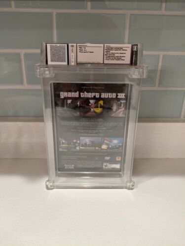 grand theft auto III the trilogy box set ps2 WATA graded 9.6 A++ - Picture 3 of 4