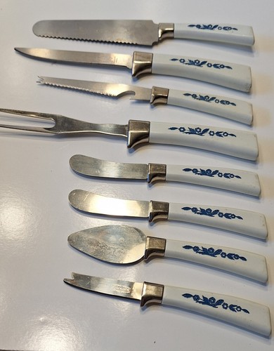 blue cornflower stainless cutlery - Picture 1 of 3