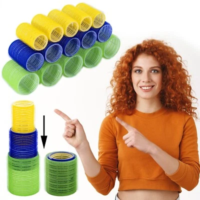 Lockenwickler HAFTWICKLER 15tlg SET WICKLER Friseurbedarf Ø32-48mm LOCKEN Haar