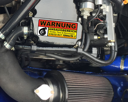 Aufkleber Turbo Warnung Turbolader d13 - Picture 3 of 3