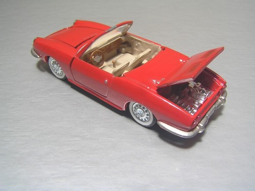 Pilen M-317 Seat 850 Red with Beige Seats Fiat 1/43 scale NM Condition rare - Picture 8 of 9