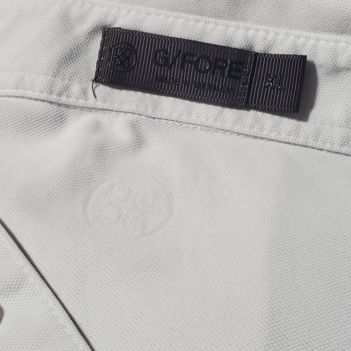 G/Fore Golf Poloshirt Herren XL Weiß Kurzarm Freizeit Outdoor Performance - Bild 3 von 13