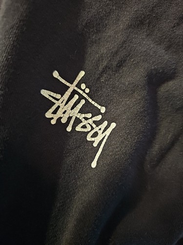 Stussy Long Sleeve Tee L Graphic Logo Print Designer Vintage Authentic Pre-owne - Picture 5 of 13