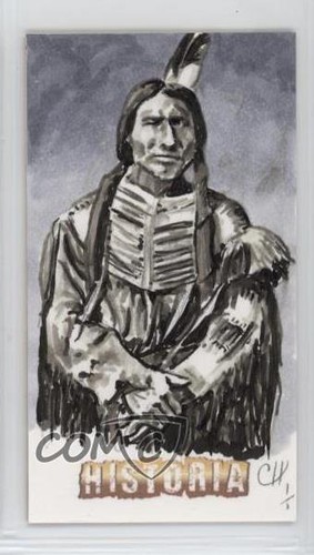 2014 Historia Sketches of History Mini 1/1 Chris Henderson Crazy Horse