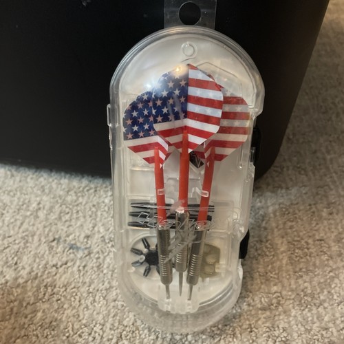 Vintage Halex Impact Dart Set - 3 Assembled Darts, Flights, Tool, 8 Protectors