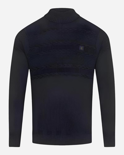 Gabicci EMILIO Roll Neck Knit Navy - Picture 1 of 3