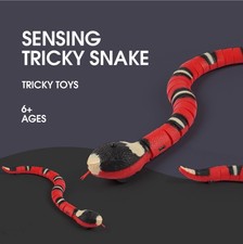 Pet Cat Toy Smart Sensing Snake Toys Cats USB Charging Electron Interactive Toy