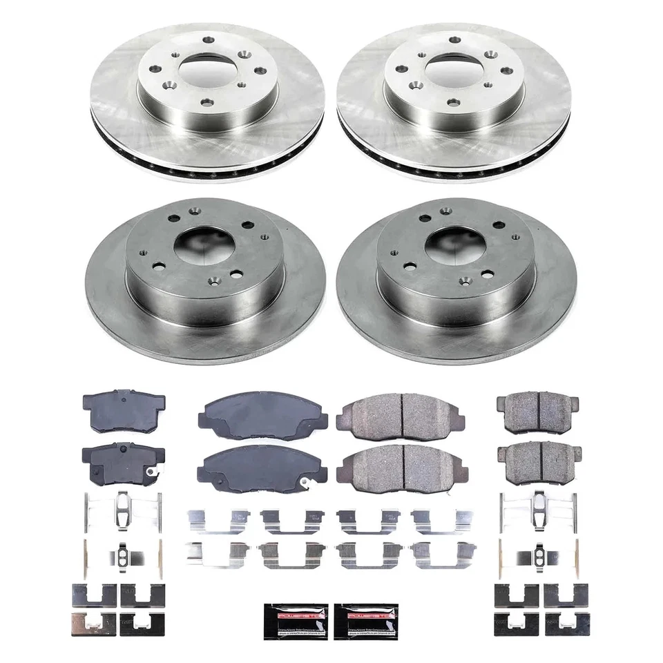 PowerStop KOE1240 Brake Kit For Honda Accord 1998-2002 Front Rear Foto 2 de 4