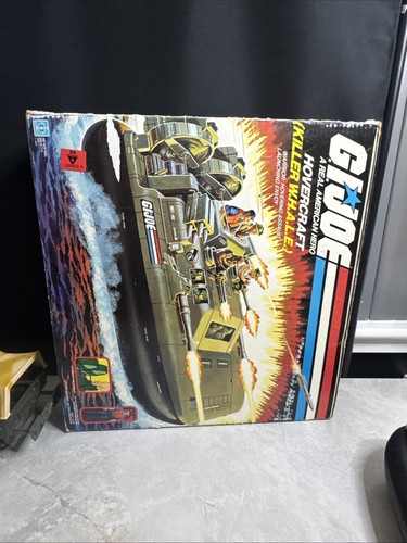 GI JOE ARAH Killer Whale Hovercraft Complete With Box 1984 Hasbro Rough Box - Imagen 20 de 24