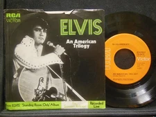 Elvis Presley – An American Trilogy / First Time I Ever Saw 45 RPM VG w PS (31K)