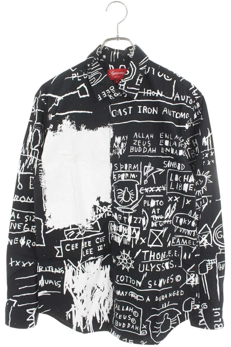 Chemise à manches longues Supreme taille S 13AW Basquiat Shirt Basquiat manches longues Shi