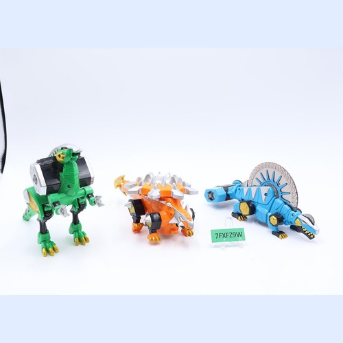 Dino Thunder Abaranger Parasaurier Ankylo Dimetro 3 Stück Zord Power Rangers Bandai - Bild 3 von 5