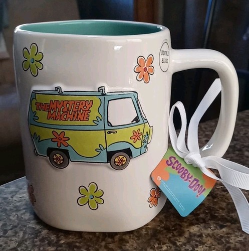Rae Dunn Scooby Doo The Mystery Machine Van VORSICHT VOR GEISTERN grün innen Tasse