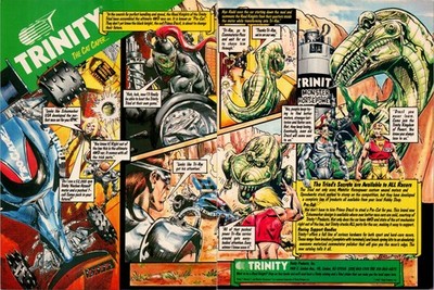 Trinity Pro-Cat 4WD RC Print Ad Wall Art Decor Tri-Rex Cartoon The Cat Caper