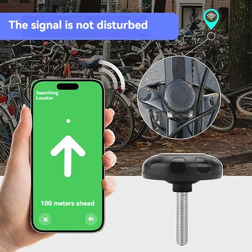 Bicycle Handlebar Cover Mounting Bracket for AirTag Anti-Theft and Loss Locator - Bild 5 von 8