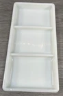 Vintage Milk Glass Dental Instrument Tray American Cabinet Co  #17