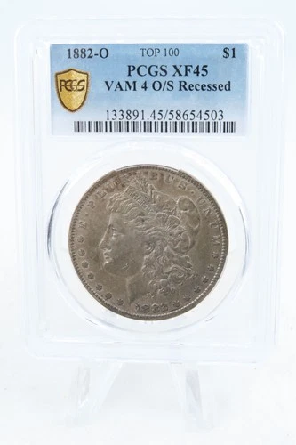 1882-O PCGS XF45 VAM 4 O/S Recessed Morgan Dollar Business Strike