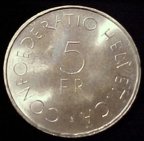 SCHWEIZ 1963 - 5 FRANKEN - 100 JAHRE. ROTES KREUZ - 1/2 Oz BU SILBER - SCHÖNHEIT! - Bild 6 von 7