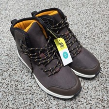 NWT All In Motion Boys Size 8 Hiking Boots Brown Water Repellent