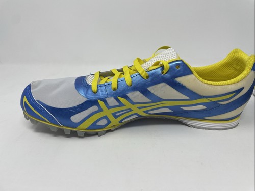 Asics Hyper-Rocket Girl 6 Track & Field Women's Shoes Cleats Size 8 Blue Yellow - Picture 2 of 12