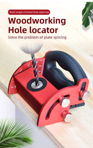 Portable Multi-Angle Adjustable Boring Jig Woodworking Hole Positioning Guide - Picture 6 of 19