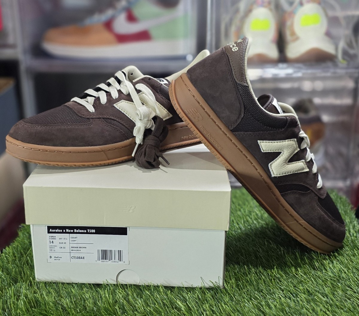 AURALEE × New Balance T500 Vintage Brown CT500AE Men's Size 14 | eBay