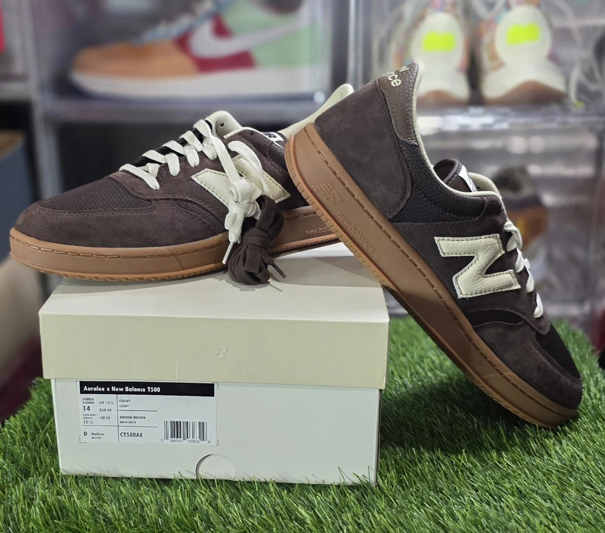 Auralee x New Balance T500 Java for Sale | Authenticity Guaranteed