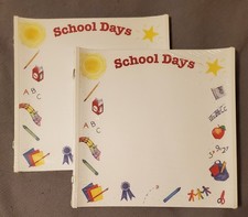 Creative Memories SCHOOL DAYS "Old Style" 12x12 Refills Pages Lot of 2 New